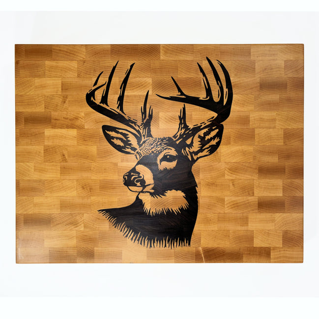 Whitetail Buck on Maple
