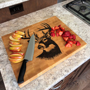 Whitetail Buck on Maple